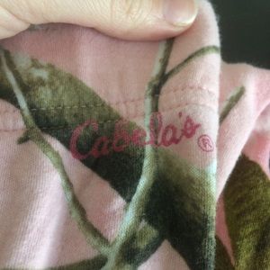 Cabellas pink real tree sleep pants